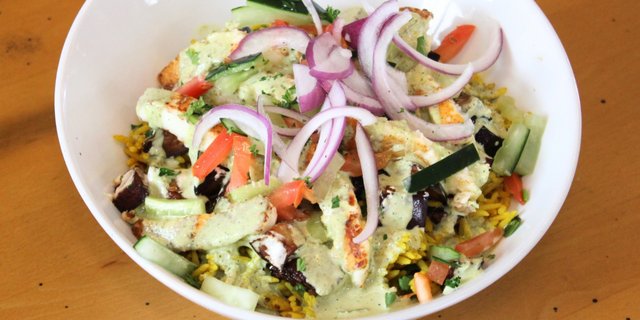 Grilled Haloumi Bowl