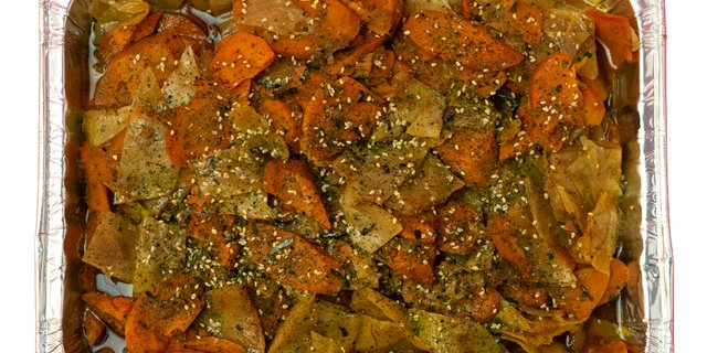 Cabbage & Carrots Pan