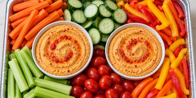 Roasted Red Pepper Hummus