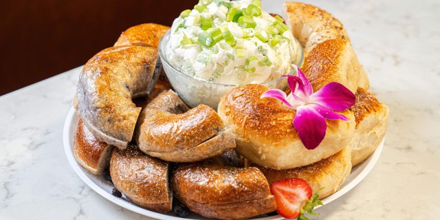 Assorted Bagels w/ Flavored Cream Cheese