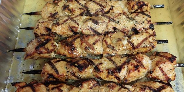Souvlaki Chicken Skewers
