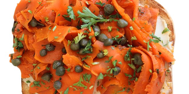 Carrot Lox Toast