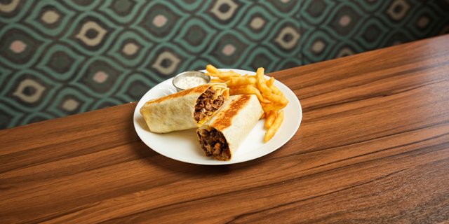 Silk Cafe Beef Shawarma Wrap