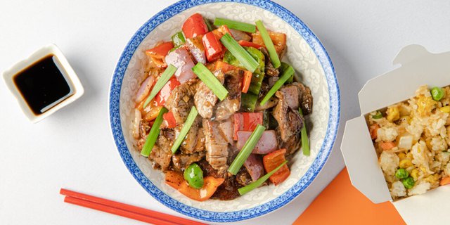 Pepper Steak Boxed Meal