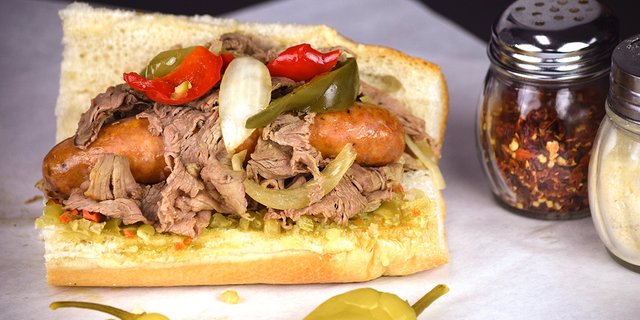 Build-Your-Own Italian Sausage & Beef Combo Bar