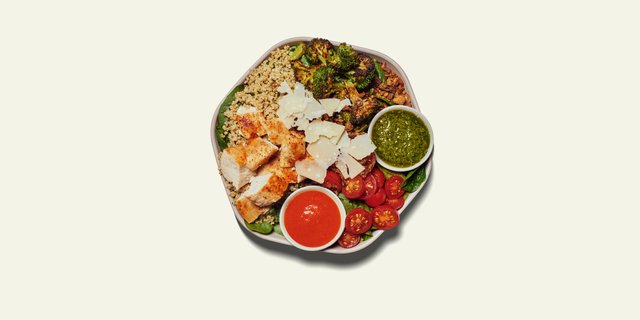 Chicken Pesto Parm Bowl