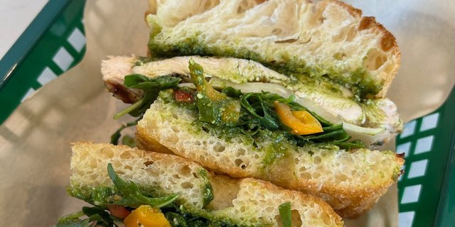 Pesto Pookie Sandwich