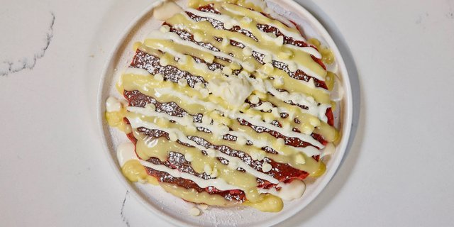 Red Velvet Pancakes