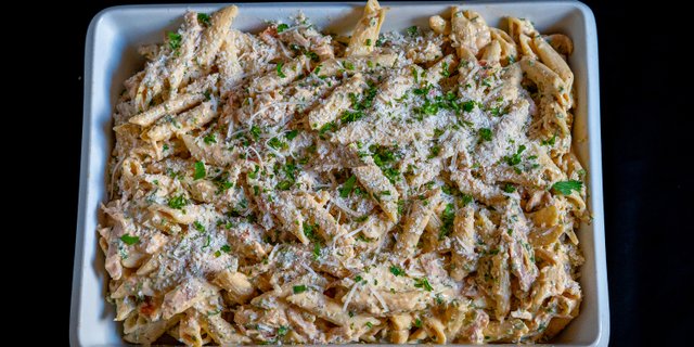 Penne Pasta w/ Smoked Chicken