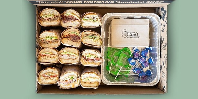 Half Tray of Sandwiches