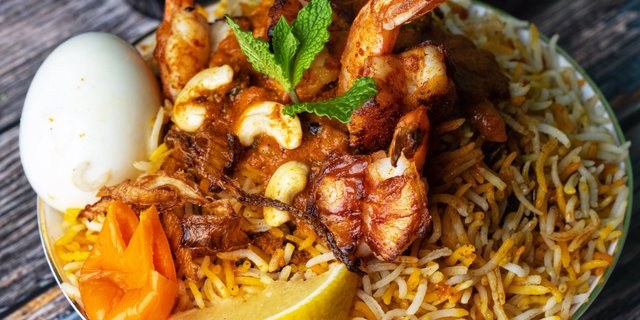 Shrimp Fry Biryani