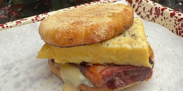 Soufflé Breakfast Sandwich