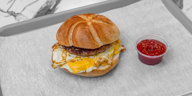 Egg & Sausage Sandwich