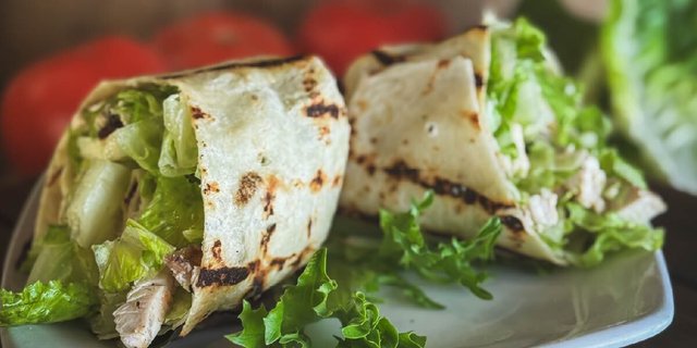 Grilled Chicken Caesar Wrap Platter