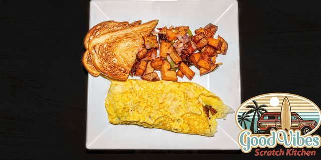 Cheesy Vibes Omelet Tray