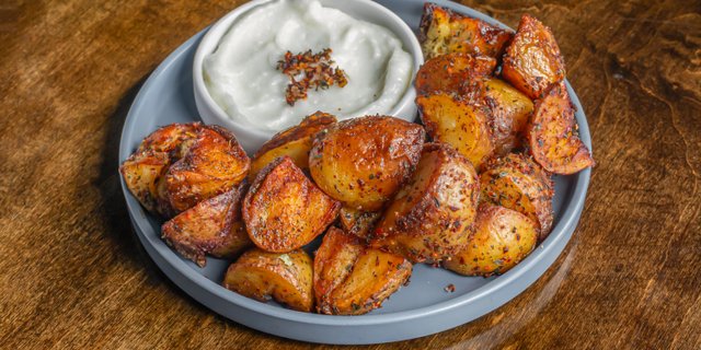 Spiced Potatoes Platter