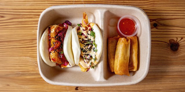 Bao & Spring Roll Box