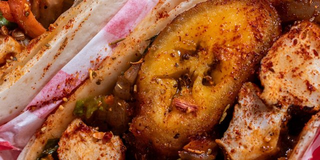 Jamaican Jerk Shrimp Wrap