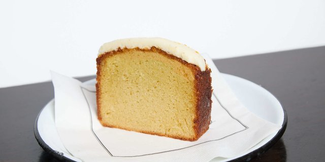 Orange Olive Oil Cake Slice