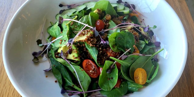 Quinoa Spinach Salad