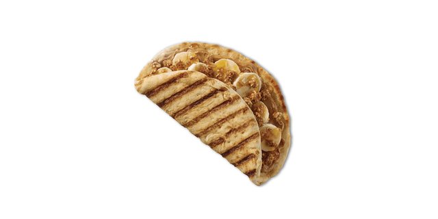 Peanut Butter Banana Crunch Flatbread Boxed Breakfast