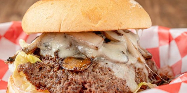Mushroom & Swiss Burger