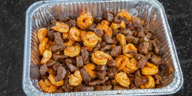 Hibachi Chicken, Steak & Shrimp Package