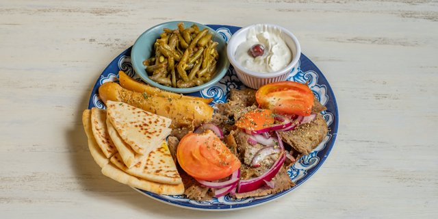 Lamb & Beef Gyros Plate