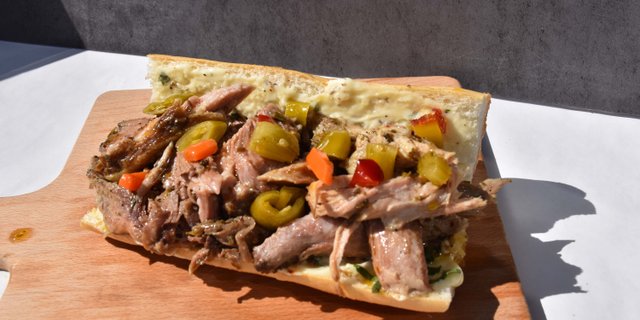 Italian Porchetta Sandwich