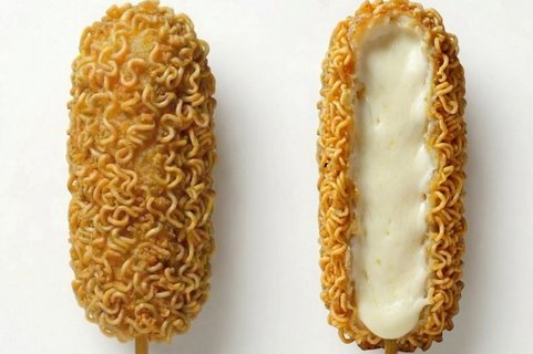Crispy Ramen Mozzarella