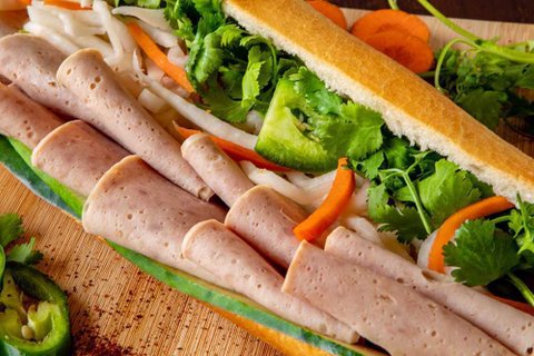 Pate & Pork Roll Sandwich
