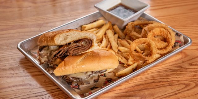 Individual French Dip Sandwich