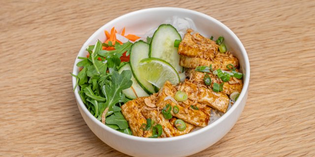 Vegan Tofu Rice Bowl