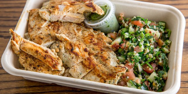 Grilled Natural Chicken Breast Bowl