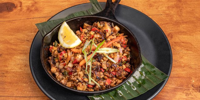Mushroom Tofu Sisig