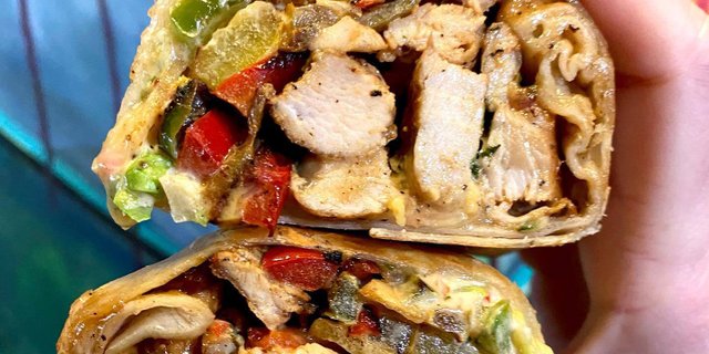 Chicken Fajita Burrito