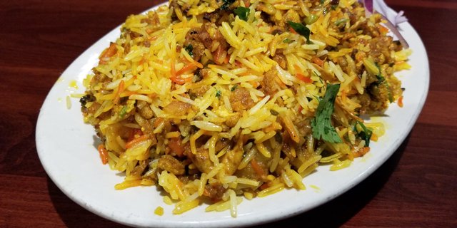 Egg Lamb Biryani