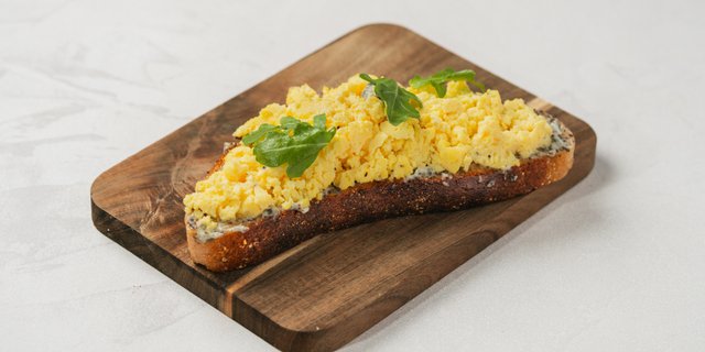 Truffle Scramble Tartine