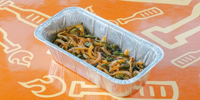 Grilled Poblano Peppers & Onions