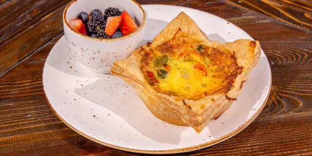 Quiche Of The Day Boxed Breakfast