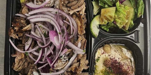 Beef & Lamb Shawarma Lunch Box