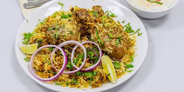 Spiced Chicken Biryani