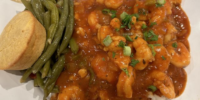 Shrimp Creole w/ Rice Tray
