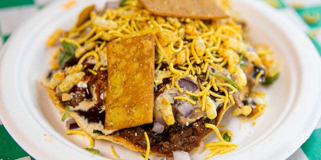Bihari Elotes Toastada Chaat