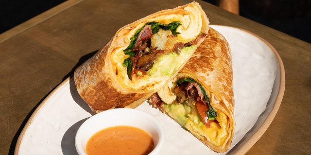 Bacon & Crispy Potatoes Burrito