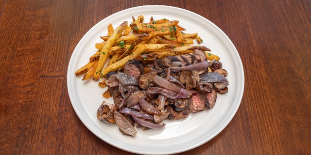 Grilled Marinated Flat Iron Steak