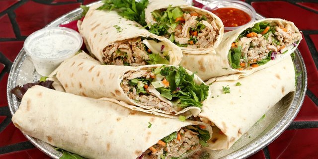 Chicken Shawarma Sandwich Platter