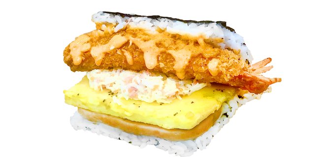 Golden Double Shrimp Onigiri