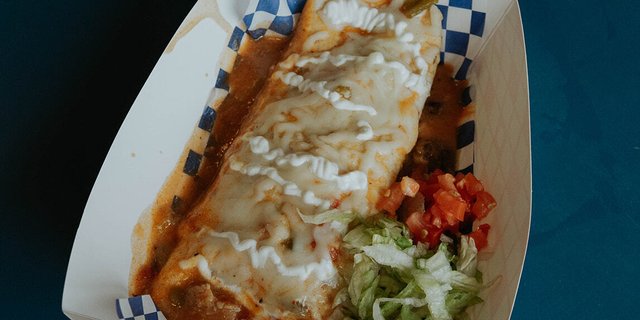 Loco Carnitas Burrito