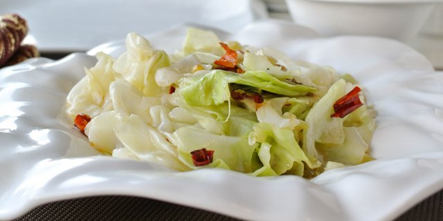 Individual Spicy Sauteed Cabbage
